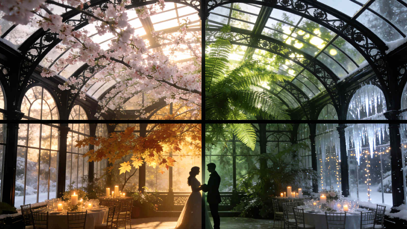 Victorian Greenhouse Wedding: Perfect for Every Season